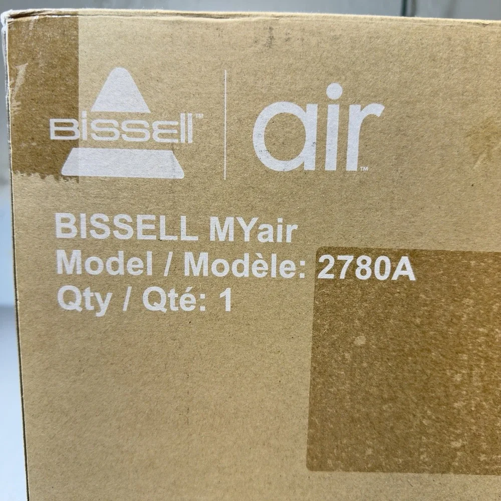 BISSELL 2780A MyAir 100 sq/ft 3 Speeds 30-46 dBa Personal Air Purifier - White